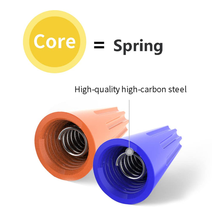 300 Pcs Electrical Wire Connectors, Red Wire Caps Screw Terminals Twist Nuts Connection