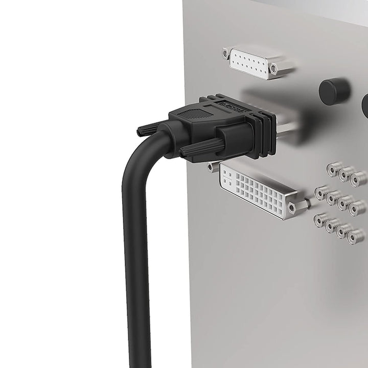 DB15 Cabel Male to Female Double Shielded 5ft/1.5M,DB 15 Extension Cable Black, 26awg Tinned Copper D-SUB 15 pin Serial Cable Straight Through Cord for CNC, UPS, PLC, Servo Driver