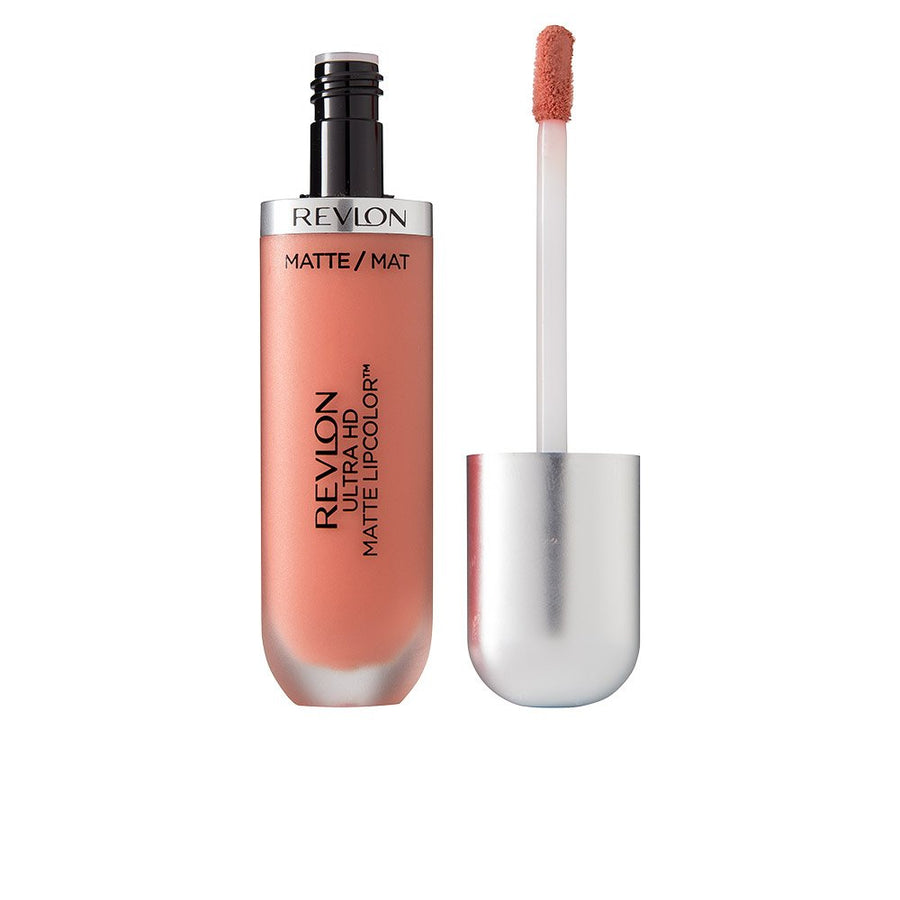 Ultra HD Matte Lipcolor Velvety Lightweight Matte Liquid Lipstick in Nude Brown 0.2 oz, Embrace (640), 1 Count