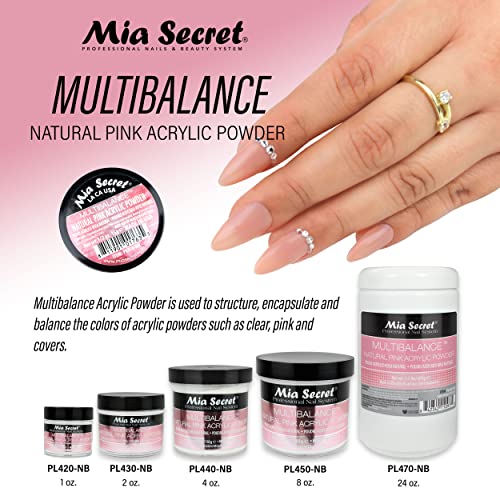 Multibalance Natural Pink Acrylic Powder 2 Oz