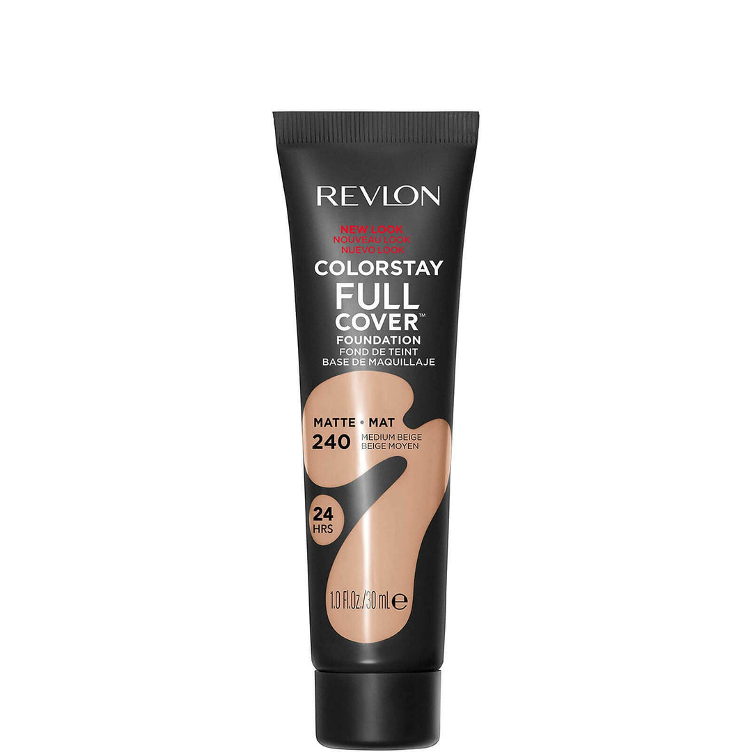 Revlon ColorStay Full Cover Foundation, Medium Beige, 1.0 Fluid Ounce
