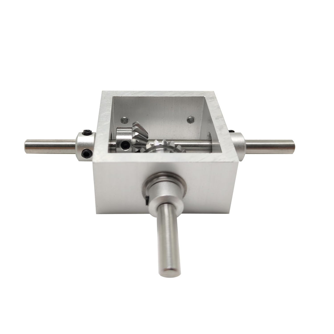 1:1 Right Angle Bevel Gearbox 1 Module 20 Teeth 90° Angle Drive Steering Gear Device Simple Mechanical DIY Module with 8mm Shaft
