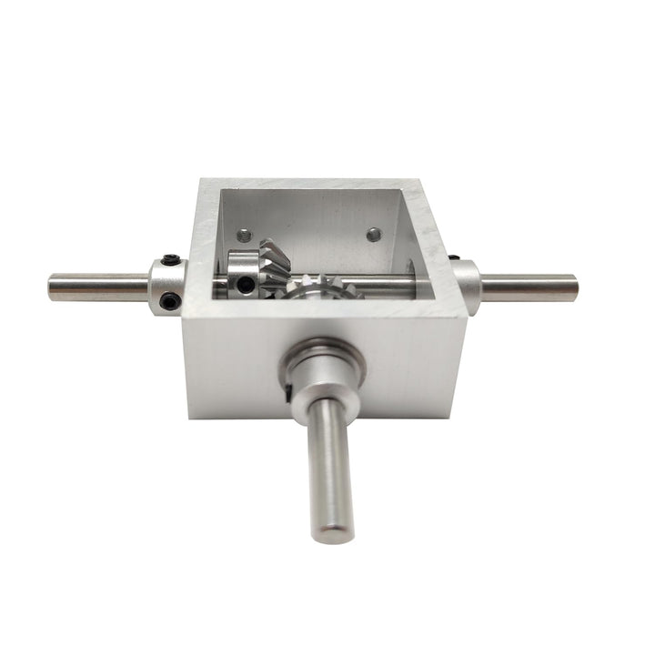 1:1 Right Angle Bevel Gearbox 1 Module 20 Teeth 90° Angle Drive Steering Gear Device Simple Mechanical DIY Module with 8mm Shaft