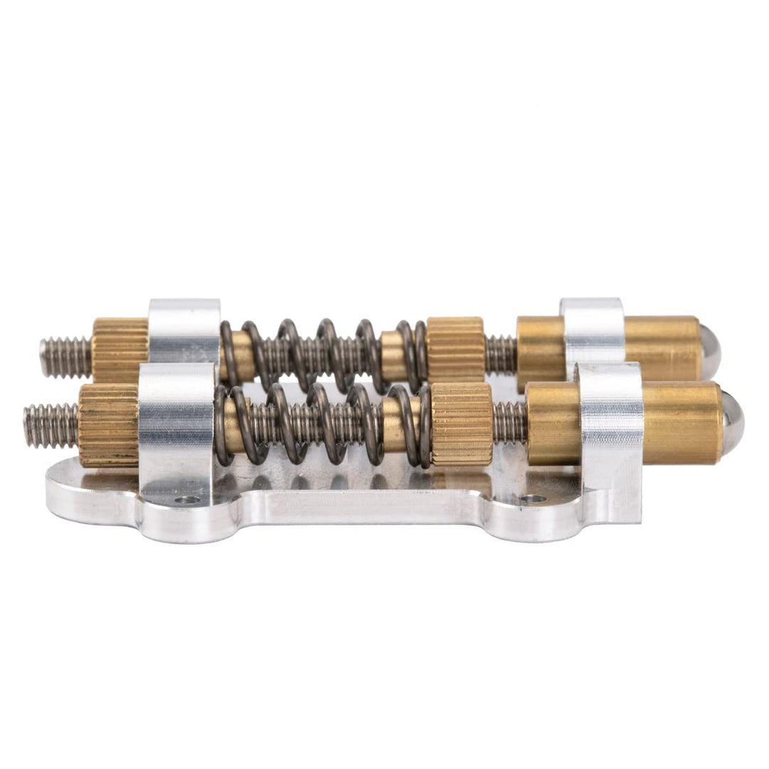 Pro Guitar Dual Brass Tremolo Stopper Stabilizer Arming Adjuster Tremsetter Set for Floyd Rose and Other Floating Tremolo Bridge Systems