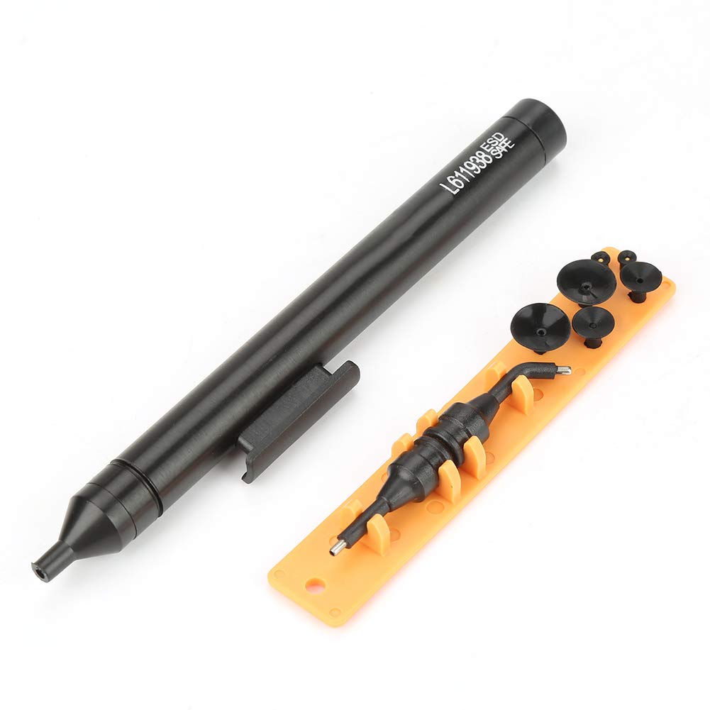 Vacuum Suction Pen L611938 Sucking Pickup Tool Kit IC SMD Pickup Tool with 6 Suction Pads and 2 Suction Tips