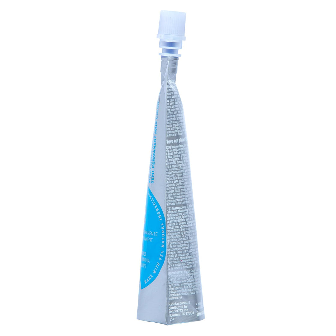 IROIRO Premium Natural Semi-Permanent Hair Color 340 Neon Blue (4oz)