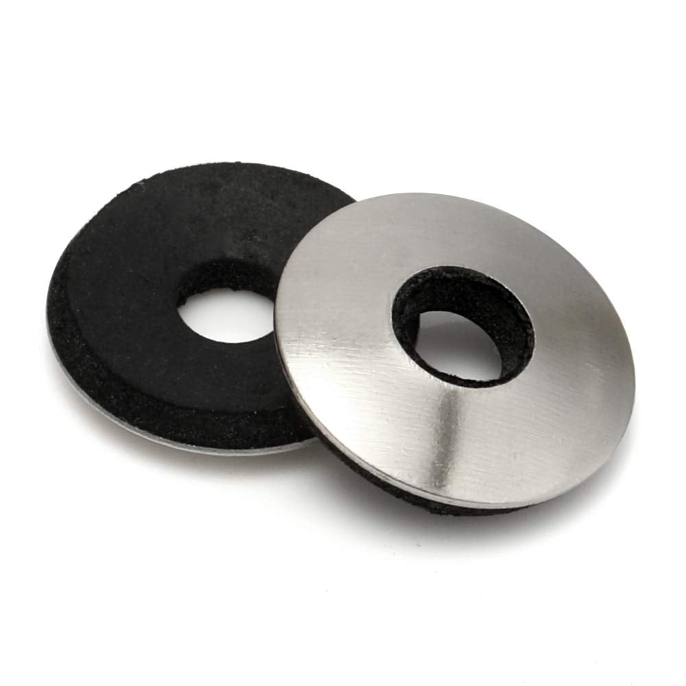 #12 x 3/4 Neoprene EPDM Bonded Sealing Washers, Stainless Steel 18-8 (304), 50 PCS