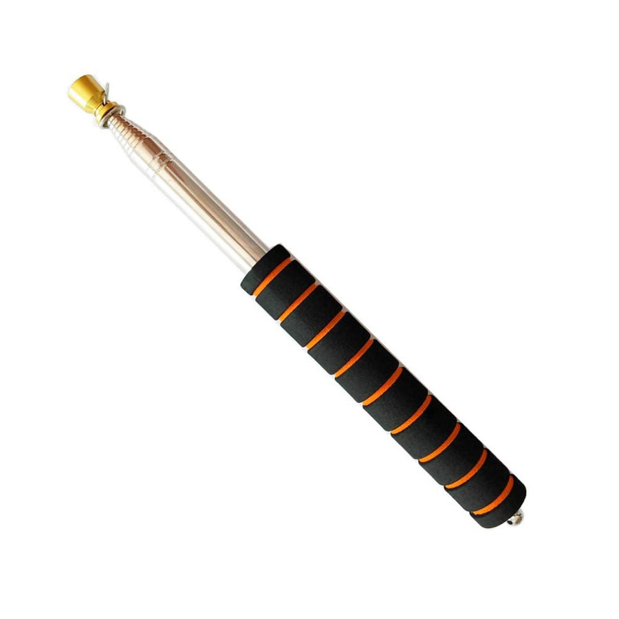 2.5 M Telescopic Handheld Flagpole Extendable Tour Guide Flag Pole Teaching Pointer Stick with Anti-Slip Grip for Teaching Tour Groups Camping Outings