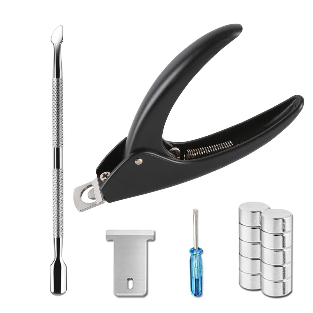 Professional Adjustable Fake Nail Clipper Nail Tip Cutter Trimmer for Acrylic Nails Cutter Fake Nail Tip Clipper Cutter(Black)