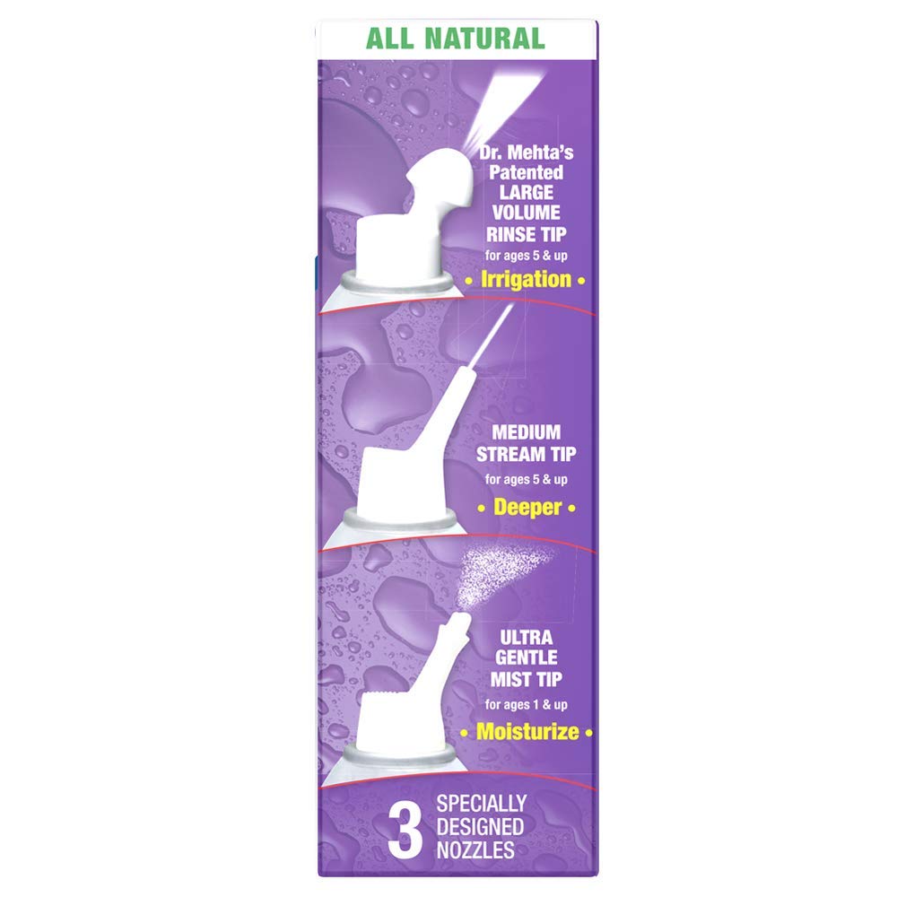 Neil Med Nasa Mist Multi Purpose Saline Spray All in One, 6.0 ounces Unit