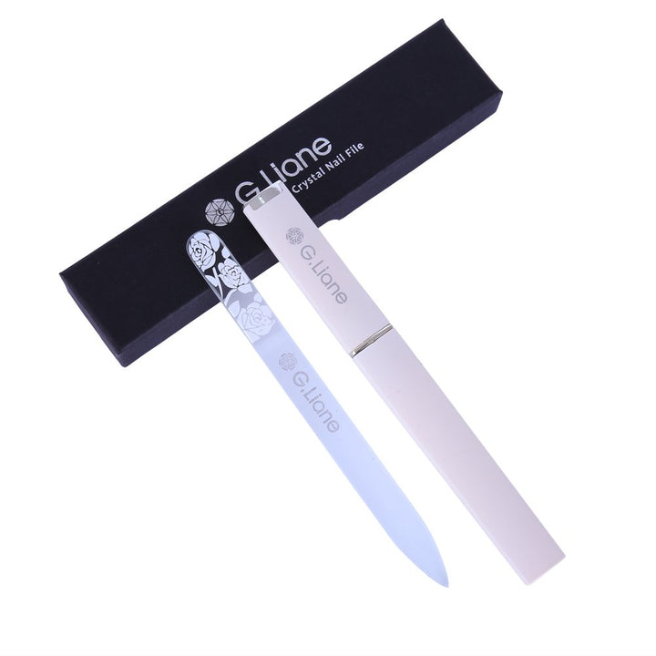 Rose White: Bestcrystalnailfileset–G. Lianeprofessionalnailfilemanicurepedicurekitfor Natural Nails Acrylicnails Gelsnails Manicuretoolsforhomeandsalon (Rose White) …