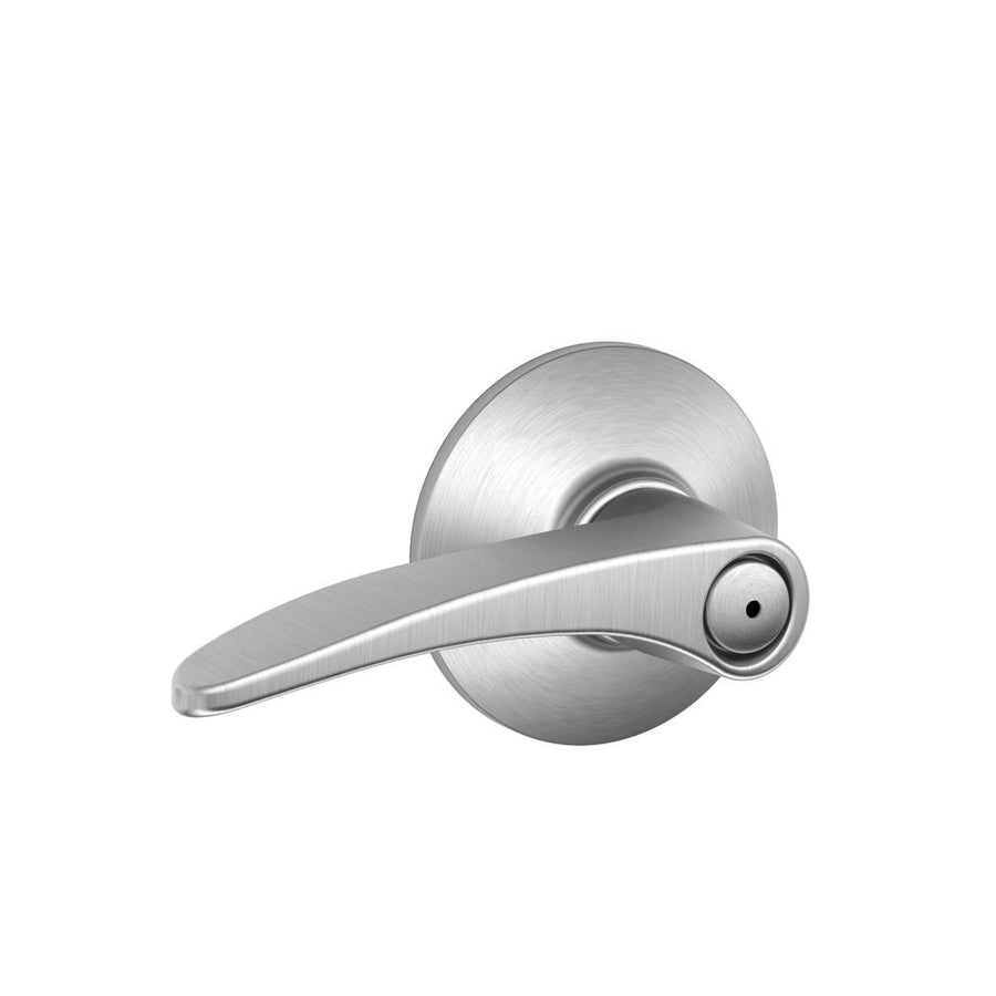 Schlage F40MNH626 Manhattan Privacy Lever, Satin Chrome