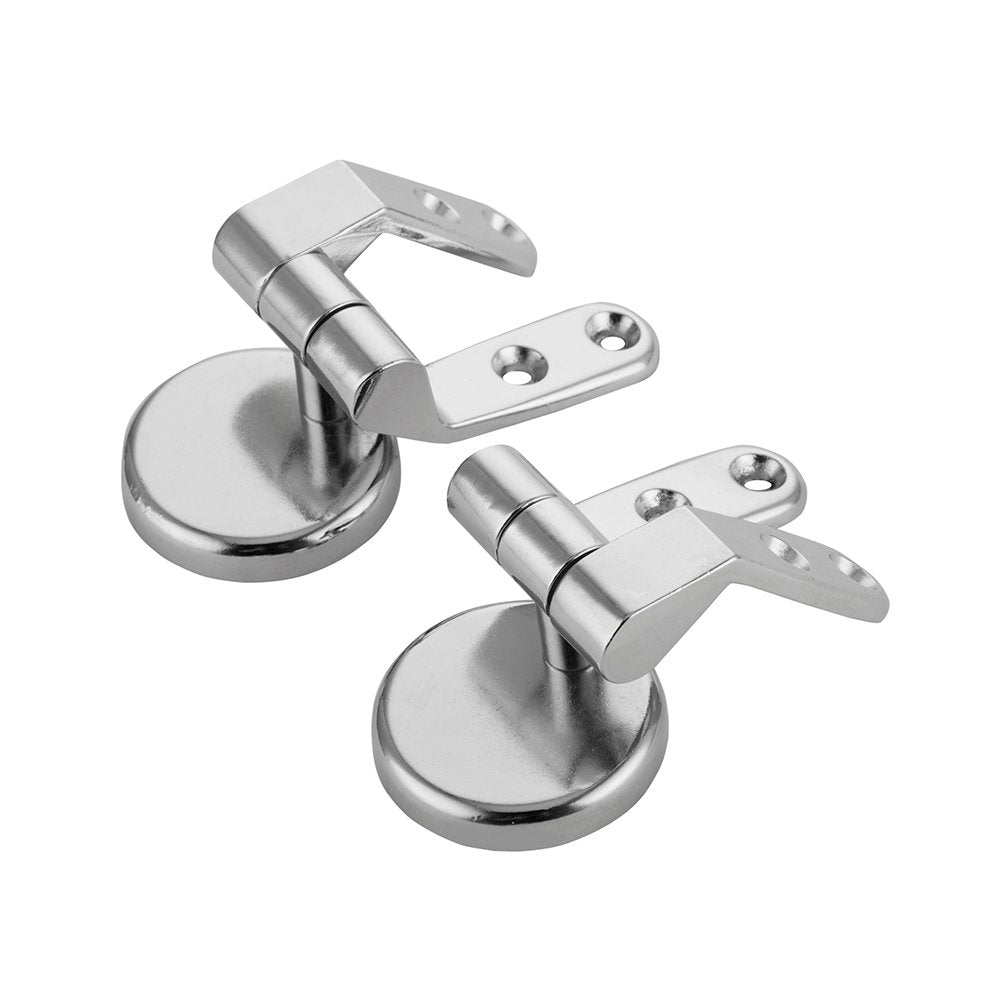 Stainless Steel Toilet Seat Hinge Replacement Parts Mountings Adjustable Toilet Seat Bolts Nuts with Screws Bolts and Nuts Strong and Durable