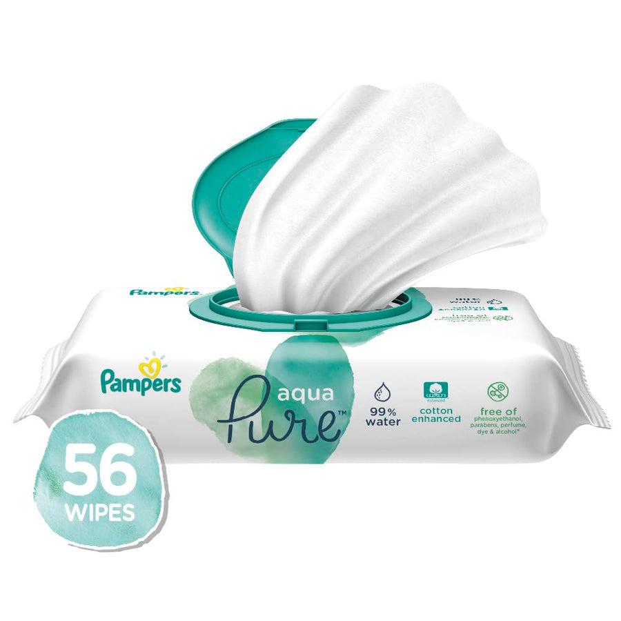 Aqua Pure Wipes(56 pcs)