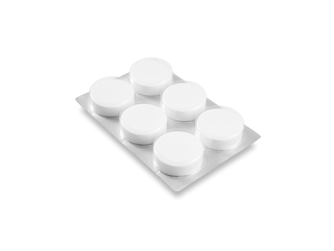 Original Descaling Tablets with Moisture Plus, for Coffee Machines, Steam Ovens, FashionMaster, and Ovens/Ranges with Moisture Plus, Pack of 6
