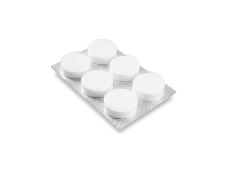 Original Descaling Tablets with Moisture Plus, for Coffee Machines, Steam Ovens, FashionMaster, and Ovens/Ranges with Moisture Plus, Pack of 6