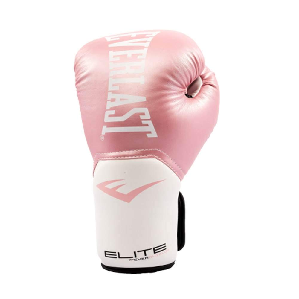 Pro Style Elite Exercise Workout Training Boxing Gloves for Sparring, Heavy Bag and Mitt Work, Size 8 Ounces, Pink/White