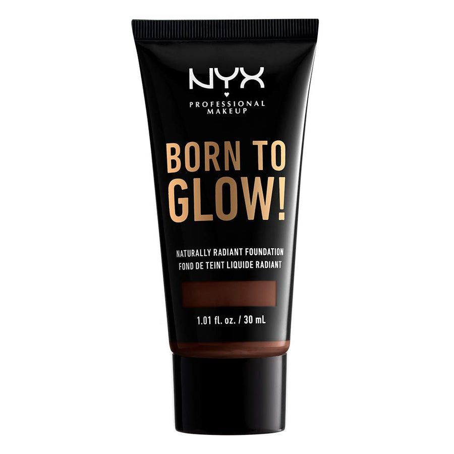 PROFESSIONAL MAKEUP Born To Glow Naturally Radiant Foundation, Medium Coverage - Deep Espresso