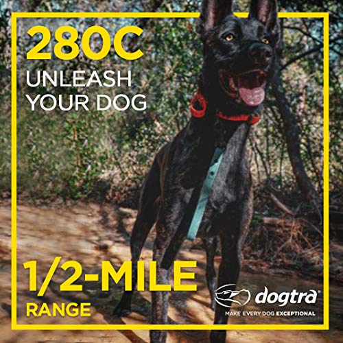 280C Waterproof 127-Level Precise Control LCD Screen 1/2-Mile Remote Training Dog E-Collar