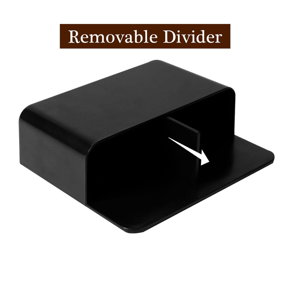 Dry Erase Marker Holder 2 Packs, Dry Erase Holder, Pen Holder for Refrigerator and Whiteboard, Black
