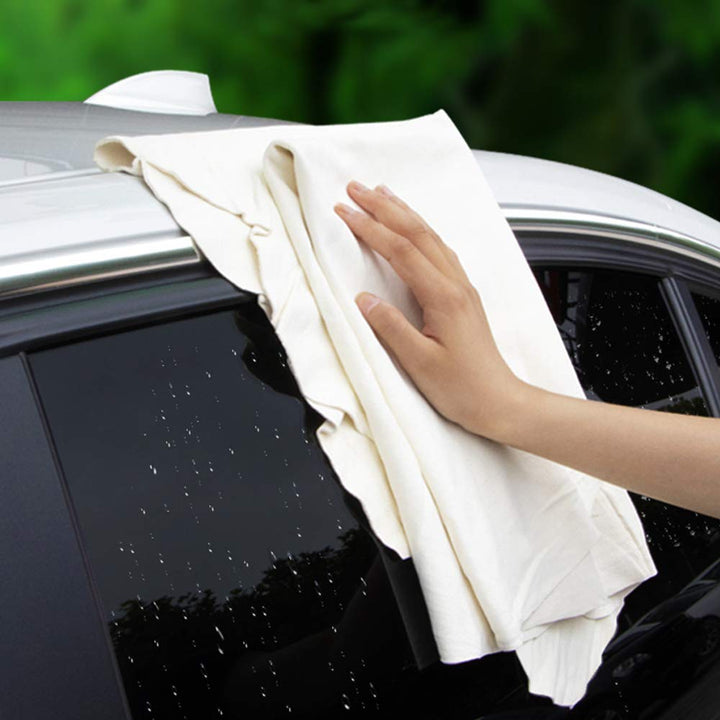 Chamois Cloth for Car Natural Chamois Leather Car Chamois Drying Towel,60 cm X 80 cm 5.8 Square FT