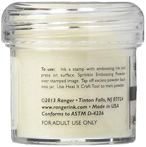 Embossing Powder, .50 Ounce Jar, Clear