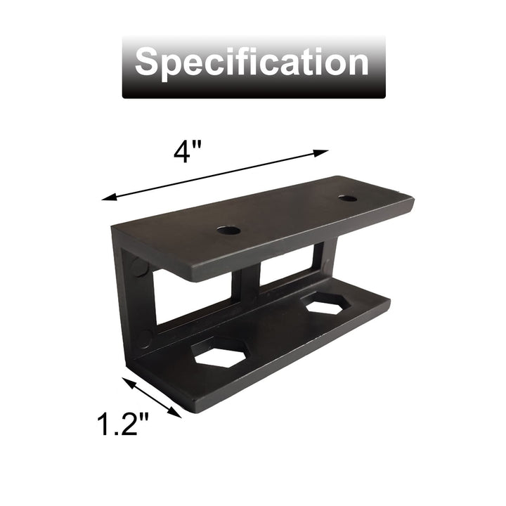 3 Pcs Plastic Under Desk Laptop Holder Mount with Screw,Under Desk Laptop Mount Bracket,Add On Under Table Laptop/Keyboard Storage(3 Pcs)