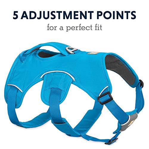 Ruffwear, Web Master, Multi-Use Support Dog Harness, Hiking and Trail Running, Service and Working, Everyday Wear, Blue Dusk, X-Small