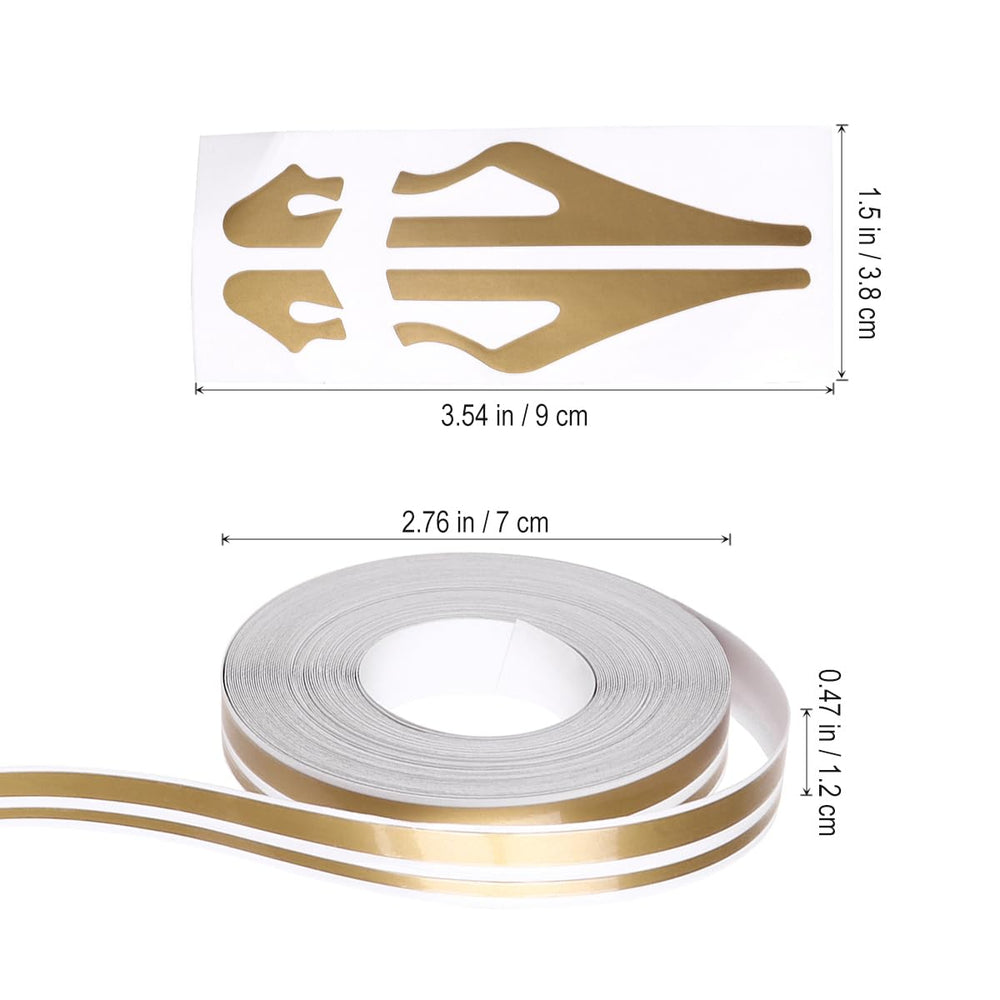 32 FT Car Body Side Stripes Auto Pinstripe Tape Decal Waistline Sticker for Suv Truck Camper Trailer