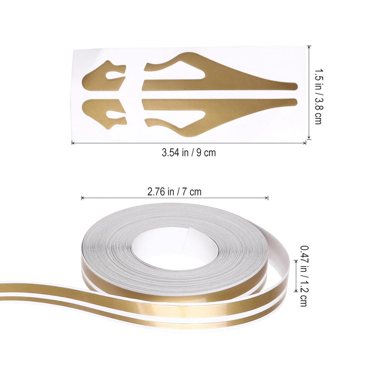 32 FT Car Body Side Stripes Auto Pinstripe Tape Decal Waistline Sticker for Suv Truck Camper Trailer