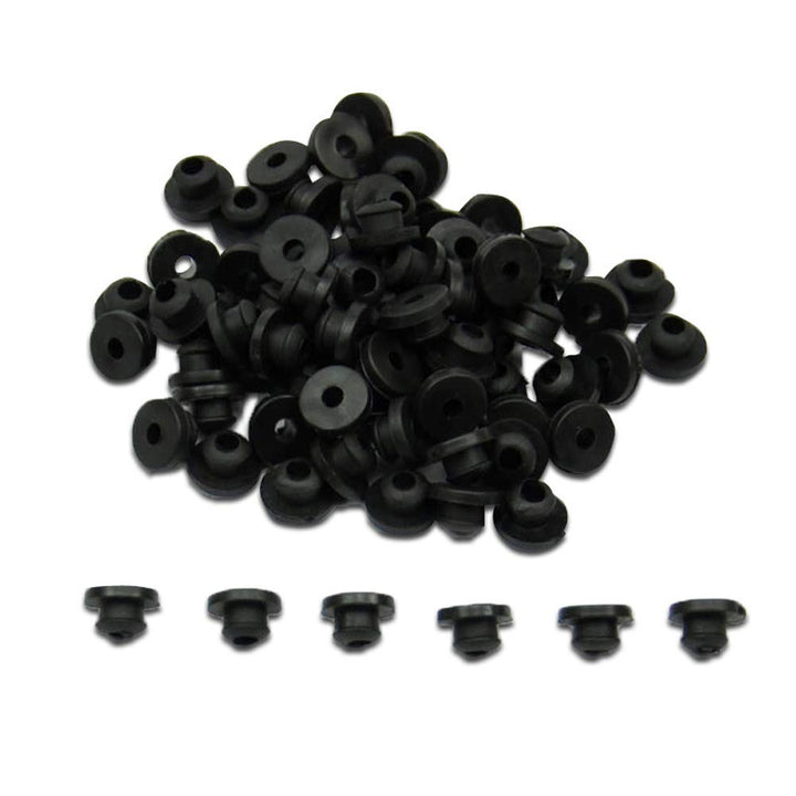 100 Pieces Tattoo Needle Machine Grommets Tattoo Gun Needle Machine Grommets, Black