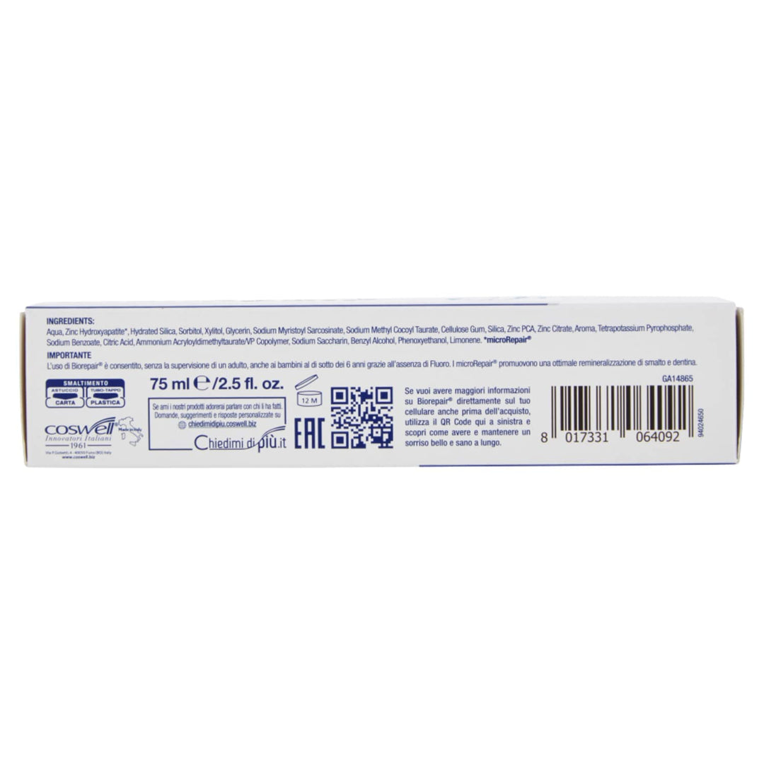 Paste Oralcare Intensive Night Repair 75ml by COSWELL SpA