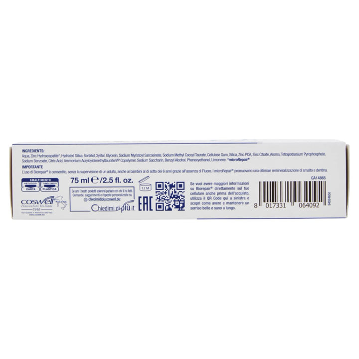 Paste Oralcare Intensive Night Repair 75ml by COSWELL SpA