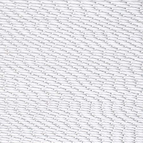 Metallic Crochet Thread, 10, White/Silver