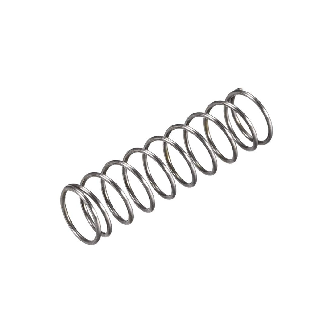 Compression Spring,10mm OD, 0.8mm Wire Size, 17.5mm Compressed Length, 35mm Free Length,30N Load Capacity,Gray,30pcs
