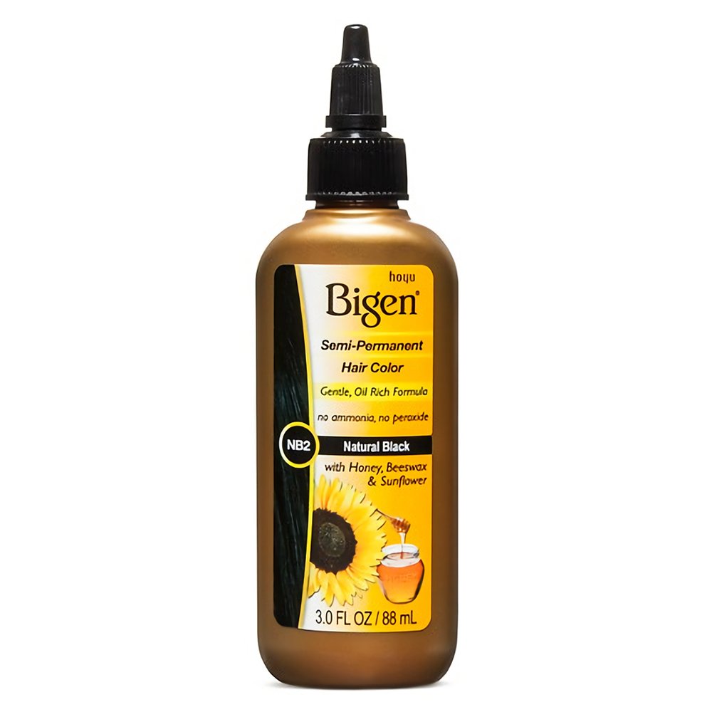 Semi Permanent Hair Color, Natural Black, 3 Fl Oz (BSPNB2)