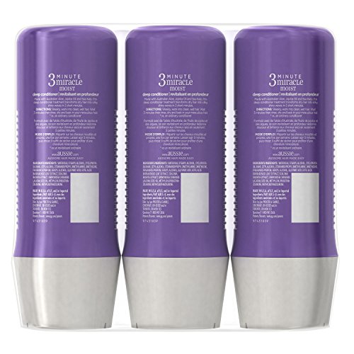 3 Minute Miracle Moist Deep Conditioning Treatment, Detangler, 8 Fluid Ounces (Pack of 3) - Deep Conditioner