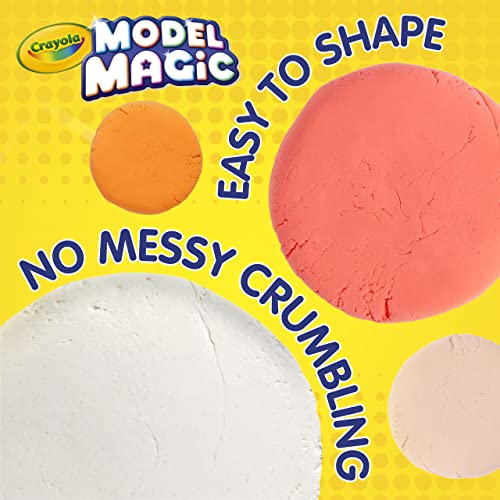 Model Magic White, Modeling Clay Alternative, At Home Crafts for Kids, 4 oz