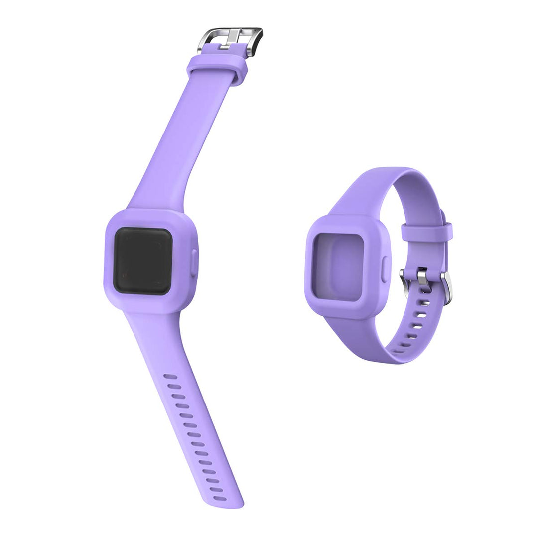 Compatible with GarminFit JR.3/vivofit jr.3 Bands Soft Silicone Adjustable Wrist Band Watchband Strap Replacement for GarminFit JR.3/vivofit jr.3 for Kids,Lavender&Mint green&Khaki