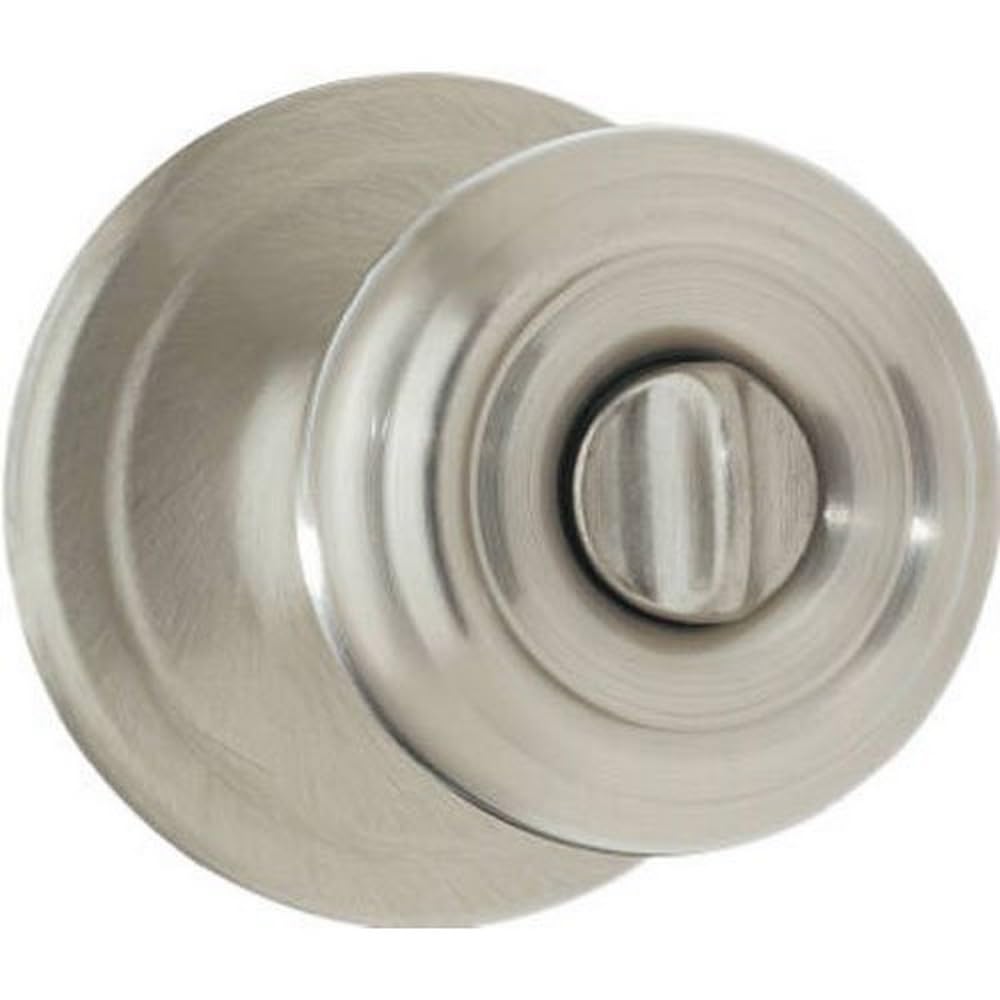 Cameron Bed/Bath Knob in Satin Nickel