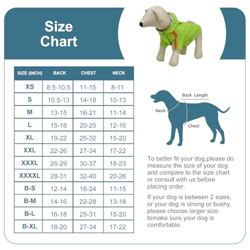 Fashion Hooded Pet Dog Raincoat, Lightweight Dog Rain Jacket Zipper Closure Rain Poncho with Reflective Strip for French Bulldog Pugs Gray B-M
