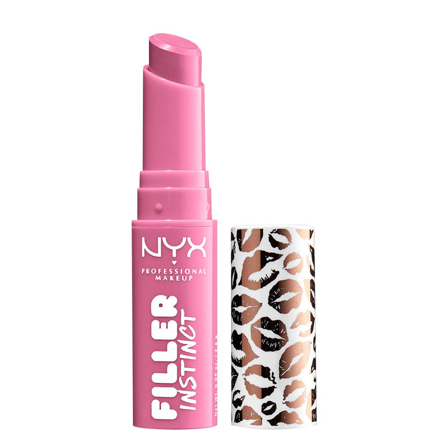 PROFESSIONAL MAKEUP Filler Instinct Plumping Lip Color, Lip Balm - Miami Nights (Hot Pink)