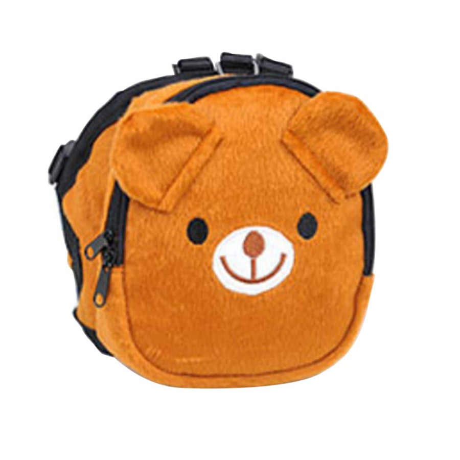 Cute Pet Backpack Harness Travel Outdoor Hiking Adjustable Leash Saddlebag for Small Dogs