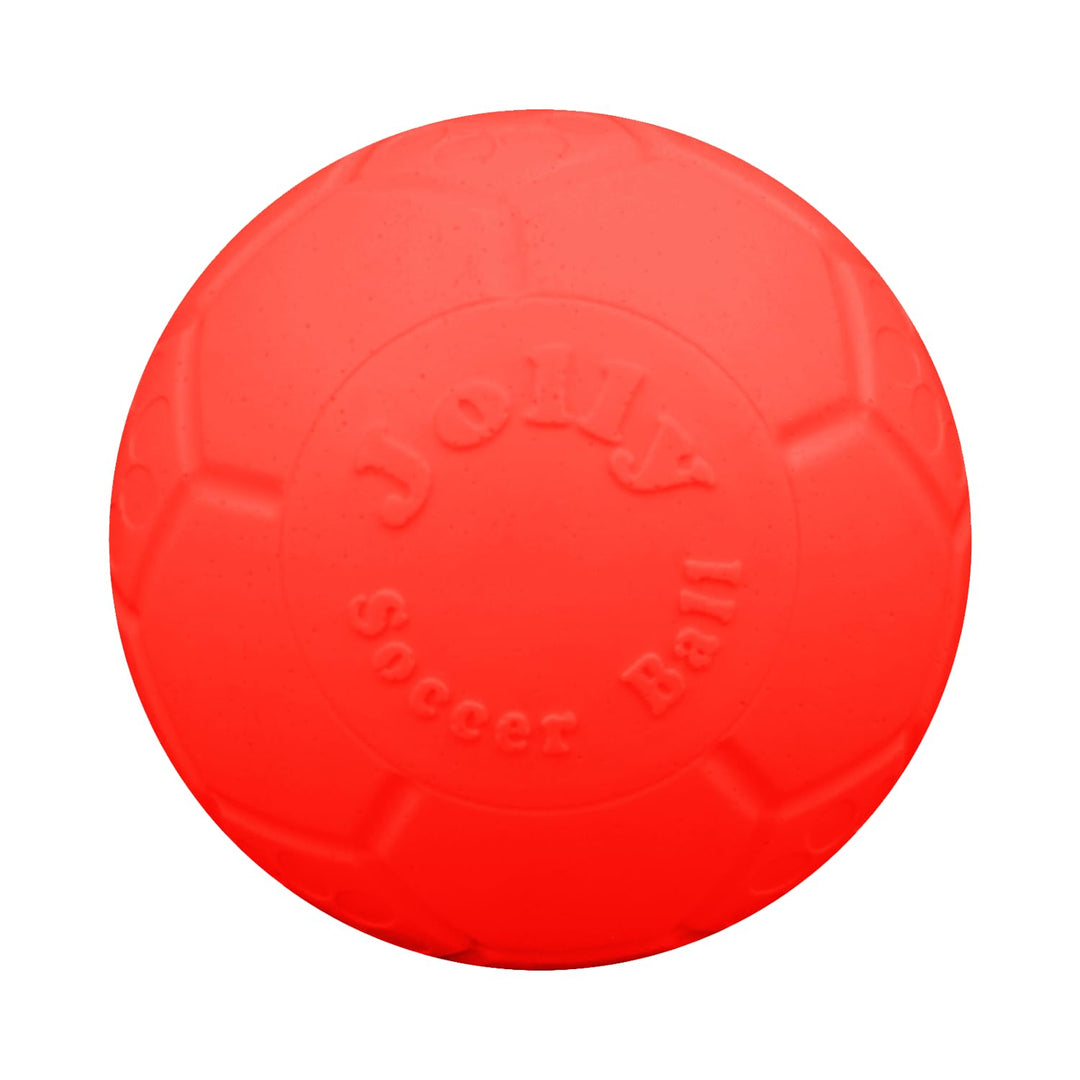 Large Soccer Ball Floating-Bouncing Dog Toy, 8 inch Diameter, Orange