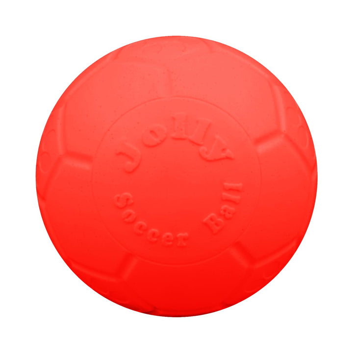 Large Soccer Ball Floating-Bouncing Dog Toy, 8 inch Diameter, Orange