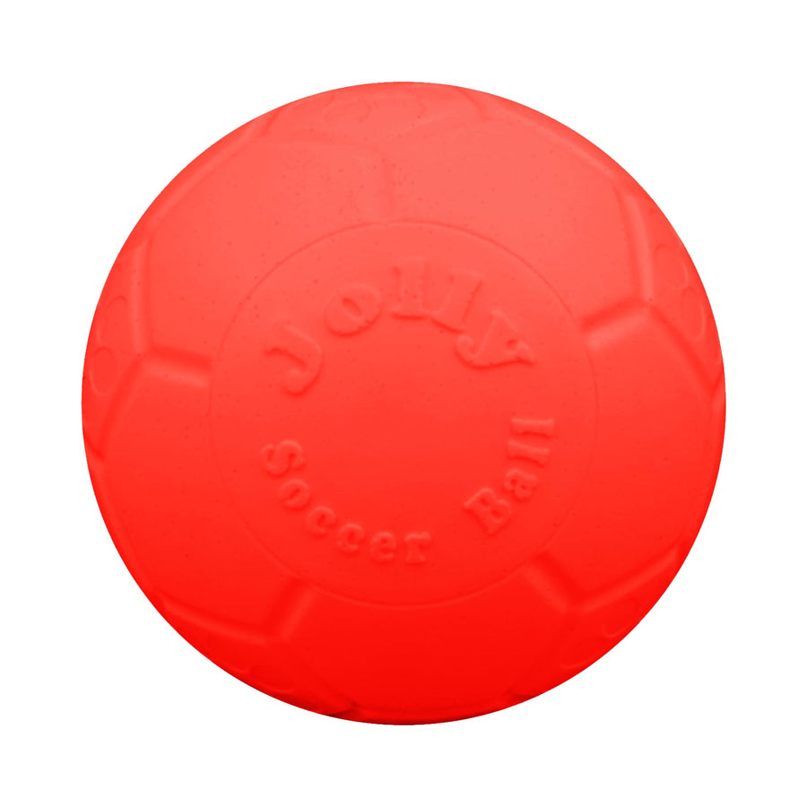 Large Soccer Ball Floating-Bouncing Dog Toy, 8 inch Diameter, Orange