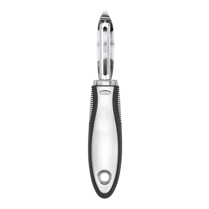 SteeL Swivel Peeler, Stainless Steel,Silver,1EA