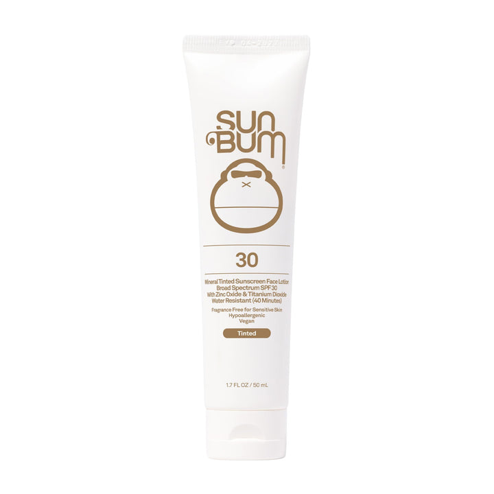 Mineral SPF 30 Tinted Face Sunscreen | Matte Primer| Broad Spectrum Moisturizing Sunblock with Vitamin E |Hawaii 104 Act Compliant (Octinoxate & Oxybenzone Free) | Travel Friendly 1.7 oz
