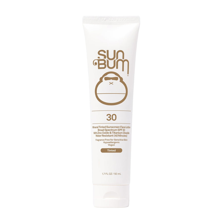 Mineral SPF 30 Tinted Face Sunscreen | Matte Primer| Broad Spectrum Moisturizing Sunblock with Vitamin E |Hawaii 104 Act Compliant (Octinoxate & Oxybenzone Free) | Travel Friendly 1.7 oz
