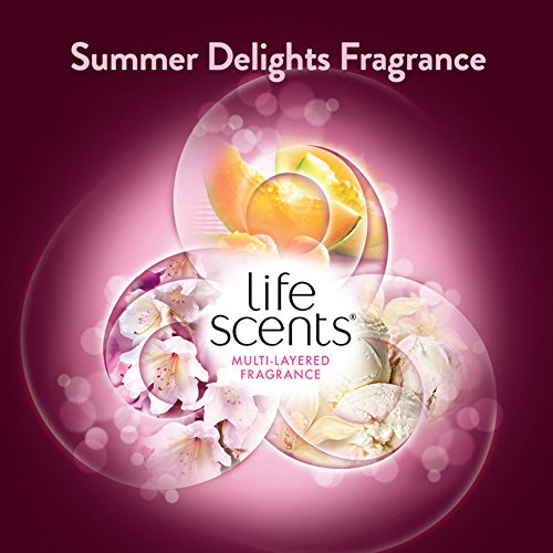 plug in Scented Oil 3 Refills, Summer Delights, (3x0.67oz), Essential Oils, Air Freshener
